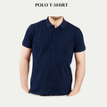 Navy Blue Unisex Polo T.Shirt - Crazova Official