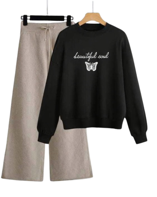 Beauty soul Sweatshirt And Flapper - Crazova Official