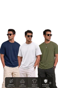 Pack of 3 Plain Oversized Tees