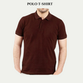 Brown Unisex Polo T.Shirt - Crazova Official