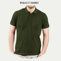 Olive Green Unisex Polo T.Shirt - Crazova Official