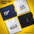 Pack of 4 Printed Tees - Crazova Official