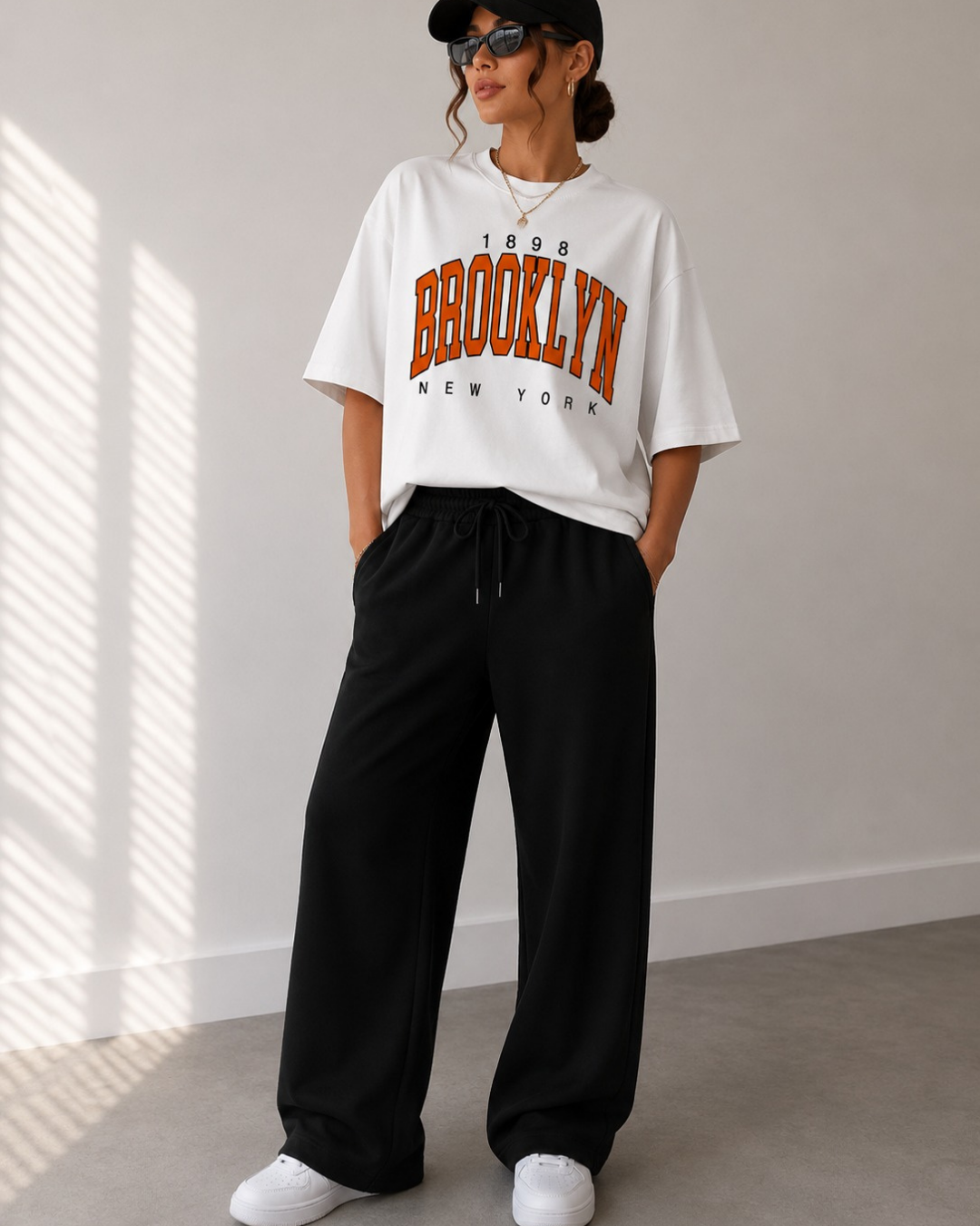 Brooklyn Oversized Co-Ord Set with Flapper