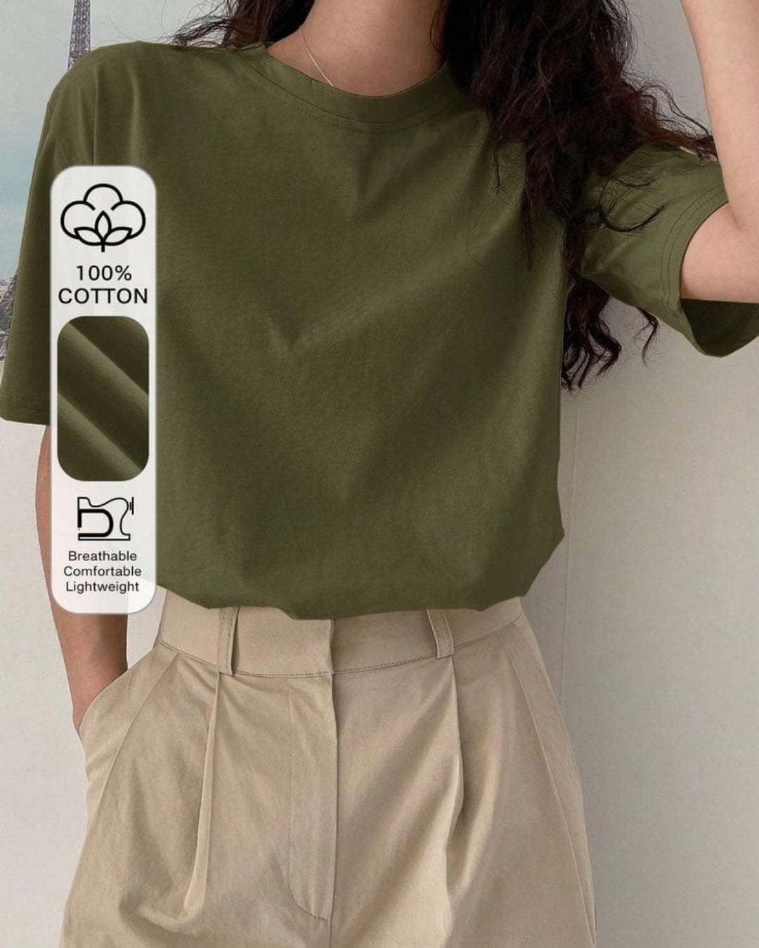 Pack of 2 Basic Plain T-Shirts (unisex)