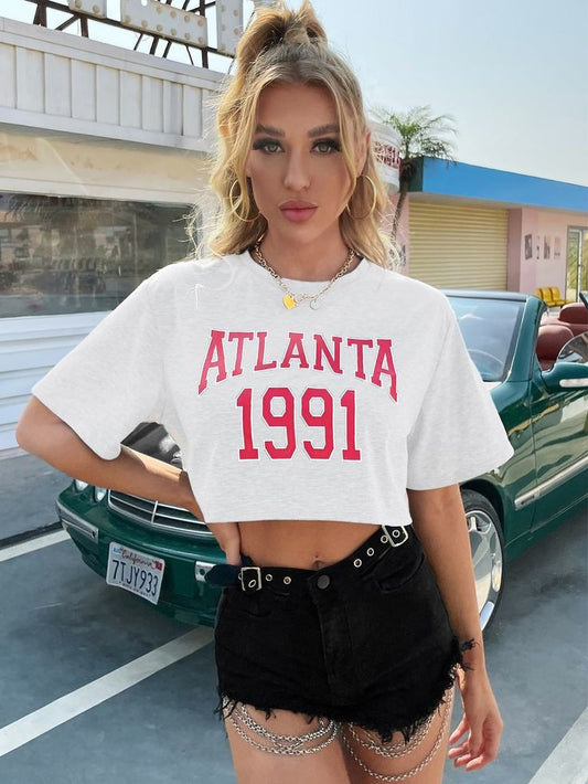 ATLANTA Crop Tee - Crazova Official