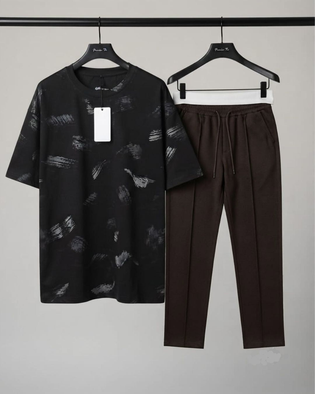 Classic Contrast Street Oversized Tracksuit