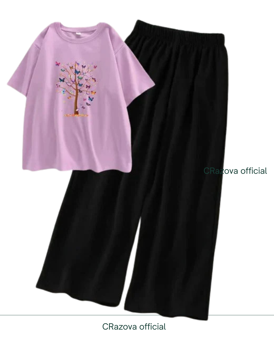 Tree Tee & Black Flapper - Crazova Official
