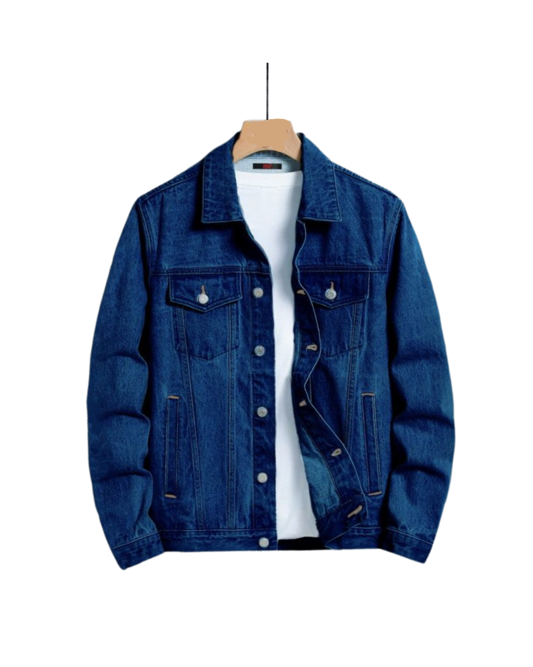 UNISEX DENIM DARK BLUE JACKET - Crazova Official