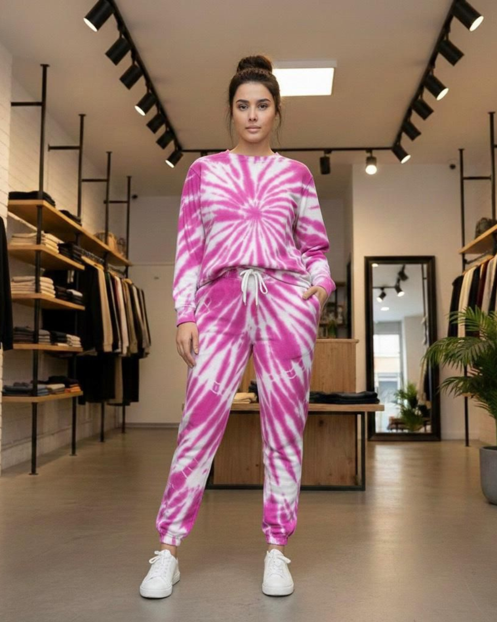 Tie & Dye Tracksuit Sweatshirt & Trouser - Crazova Official