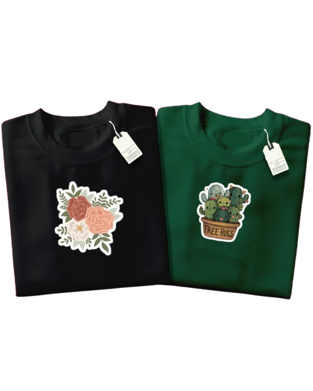 Pack of 2 Graphic Sweatshirt - Crazova Official