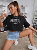 MAUI Crop Tee - Crazova Official