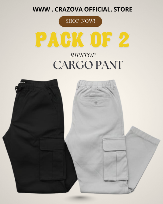 Pack of 2 Unisex Cargo Pants