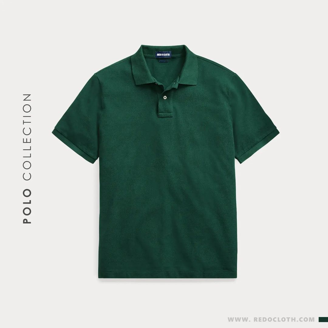 Bottle Green Unisex Polo T.Shirt - Crazova Official