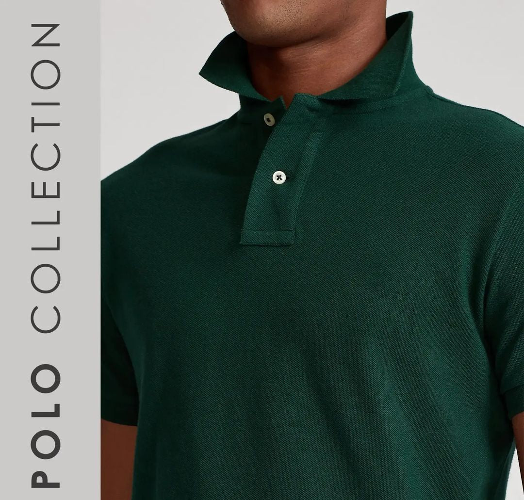 Bottle Green Unisex Polo T.Shirt - Crazova Official