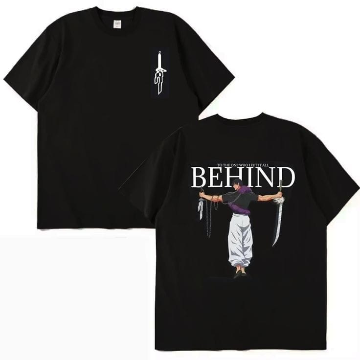 BEHIND Oversized T-Shirt - Crazova Official