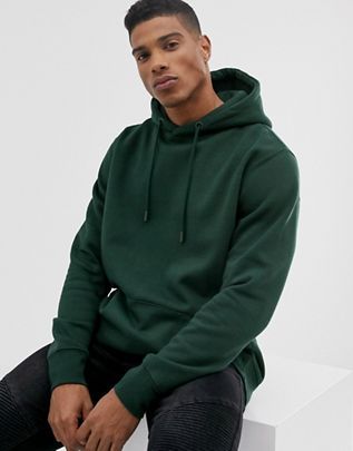 Bottle Green Plain Hoodies - Crazova Official