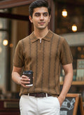 Texture Polo T-Shirt - Crazova Official