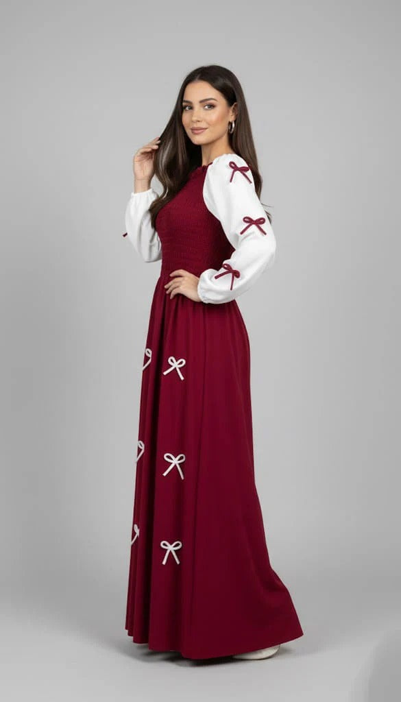 Ruby Elegance Maxi Dress
