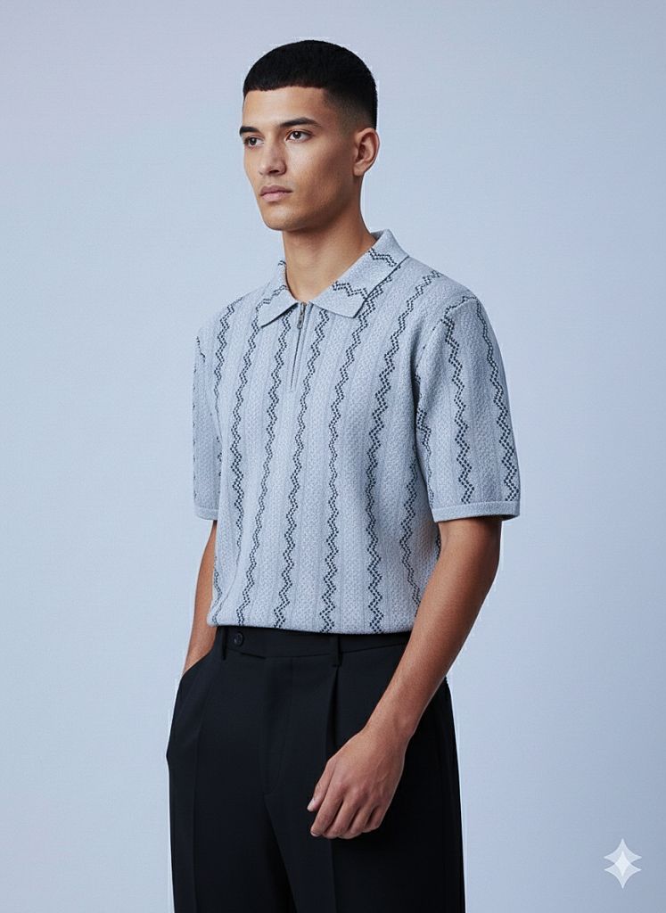 Texture Polo T-Shirts - Crazova Official