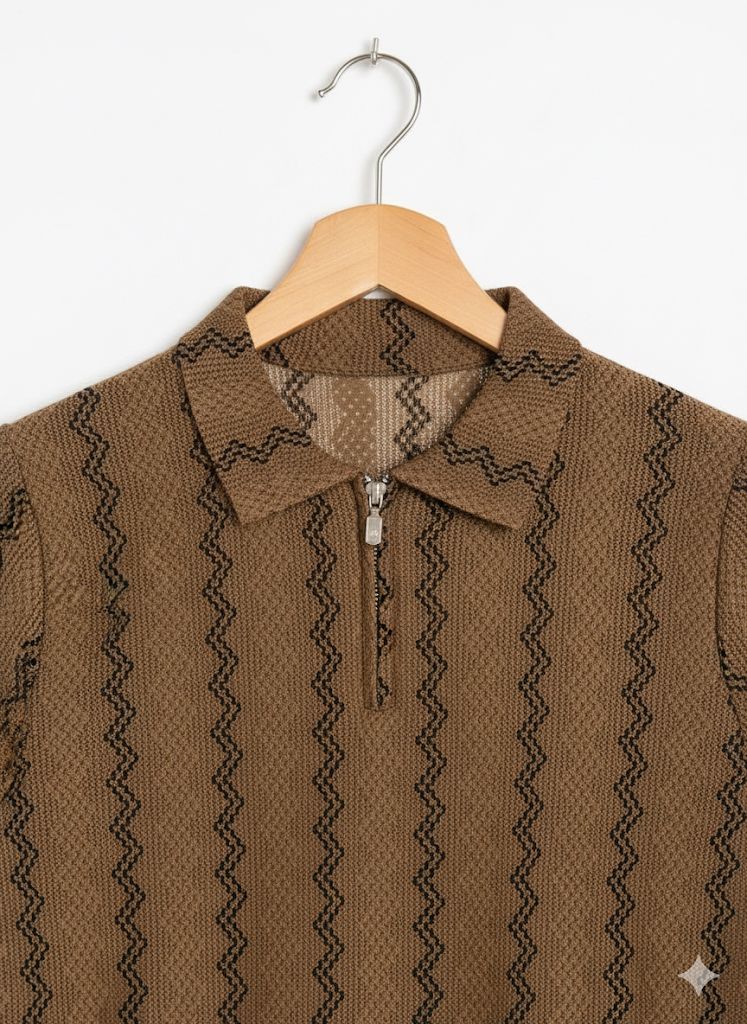 Texture Polo T-Shirt - Crazova Official