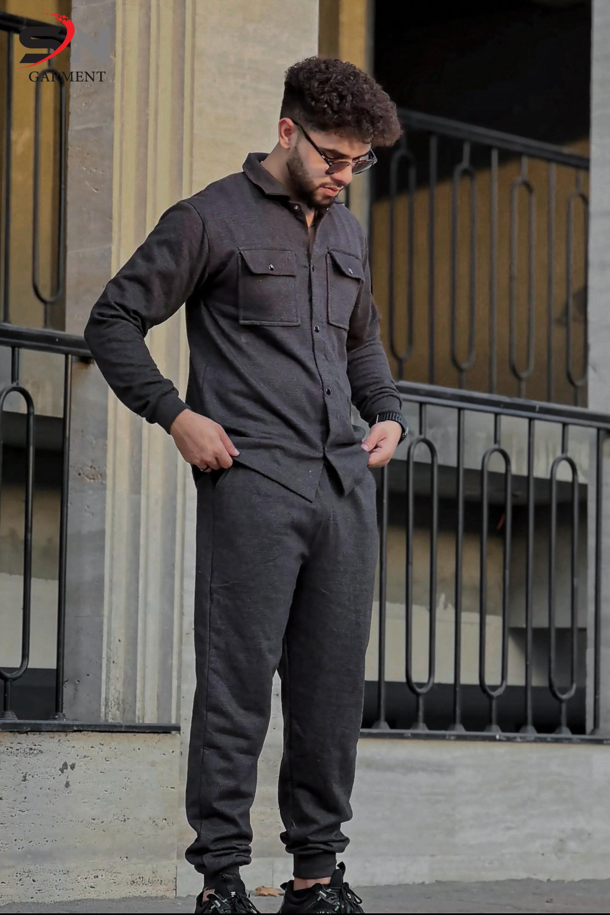 Unisex Double Pocket Tracksuit - Crazova Official