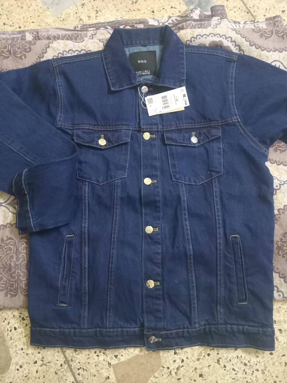 UNISEX DENIM DARK BLUE JACKET - Crazova Official