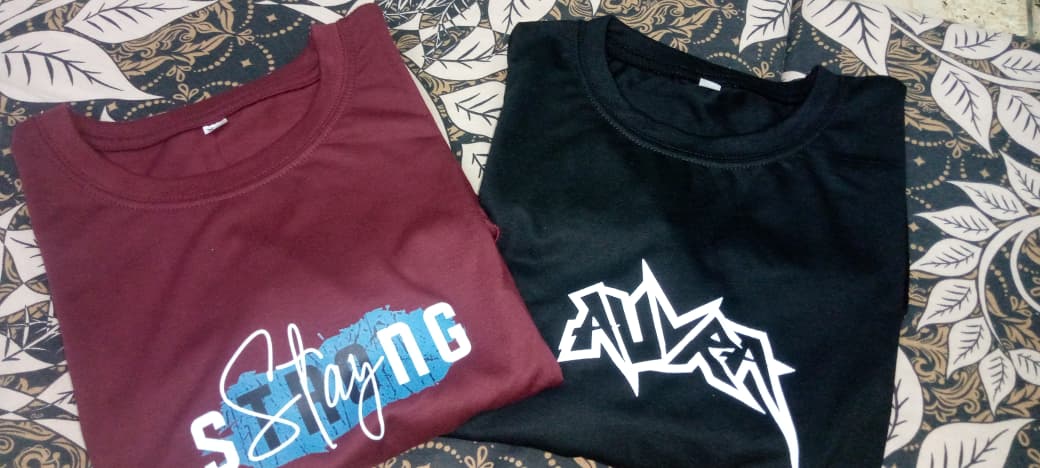 Unisex Pack of 3 Printed Drop Shoulder T-Shirts