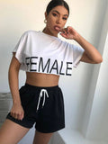 FEMALE Crop Tee - Crazova Official